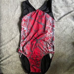 Red GK Gymnastics Leo Adult Large
